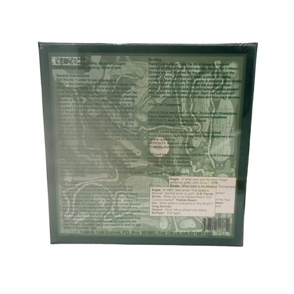 NEW Hole In One Golf Trivia Board Game PGA Sports‎ Fan Gift for Dad Husband 2+ - Picture 3 of 8